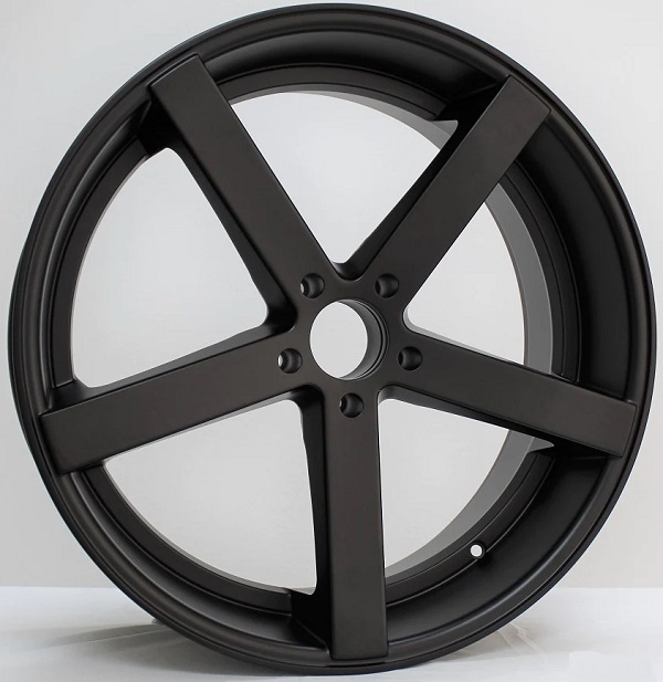 BMW 5 Spoke Style Wheels - Satin Black - 22" Concave Staggered Set